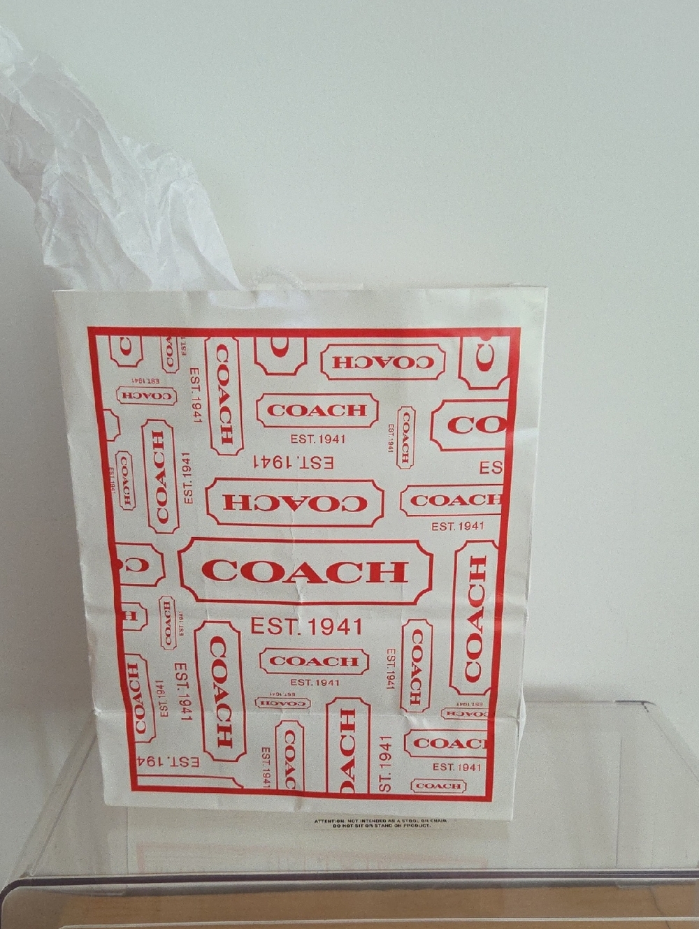 Coach mystery bag